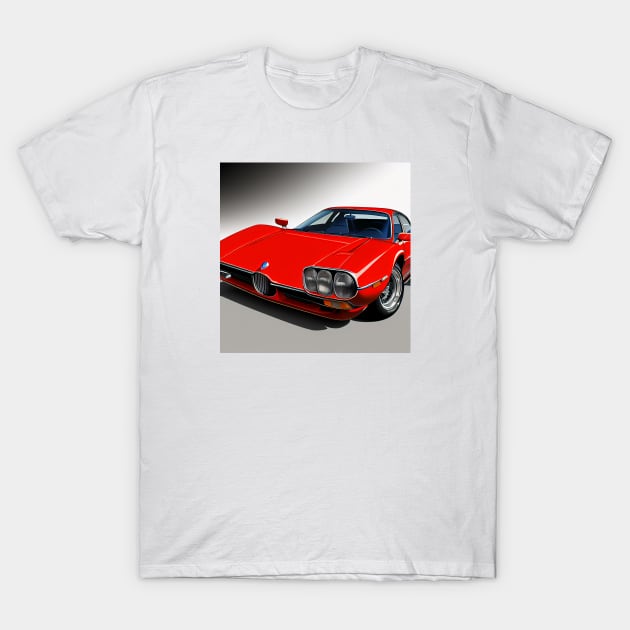 Vintage Retro Classic Sports Car T-Shirt by BAYFAIRE